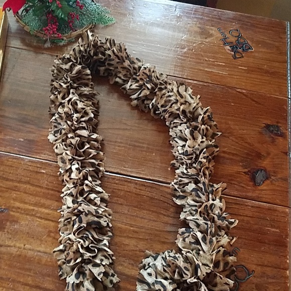 hand made Accessories - NWOT Handmade Animal  Print Scarf (NWOT)
